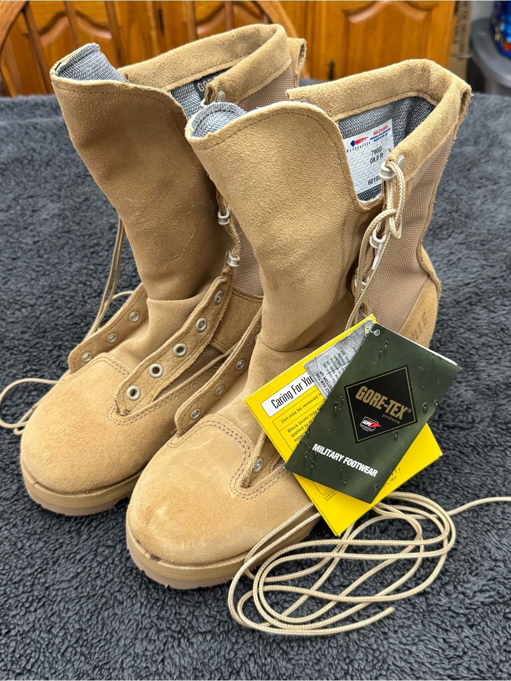 NWT Military Belleville Waterproof 790G Gore-Tex Vibram Sole Boots 8R 6010563